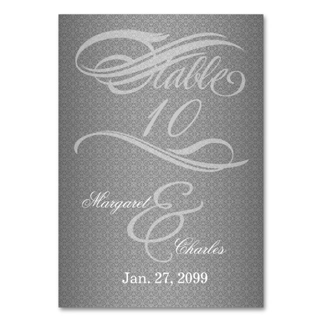 Numeração De Mesa 60º aniversário do Diamond (Frente)