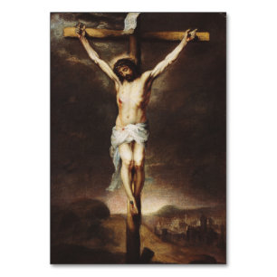 Numeração De Mesa A Crucificação por Bartolome Esteban Murillo