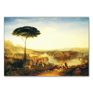 Numeração De Mesa A Peregrinação de Childe Harold por Joseph Turner