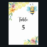 Numeração De Mesa Abelha de mel<br><div class="desc">Convide a família e os amigos para comemorarem a chegada do seu bebê com esta festa de chá de fraldas floral de abelha d'água! Mais doce que pode ser o convite para chás de fraldas. Personalize com suas informações. Itens correspondentes disponíveis.</div>