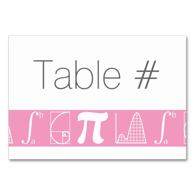 Numeração De Mesa Adiciona-se à placa de Mesa Petal rosa (Frente)