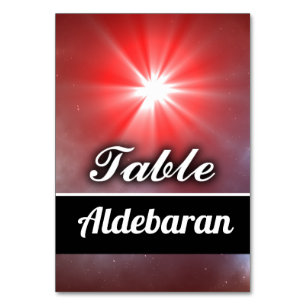 Numeração De Mesa Aldebarano