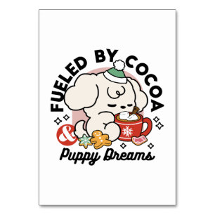 Numeração De Mesa Alimentado por Sonhos de Cacau e Cãozinho - Cachor