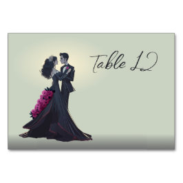 Numeração De Mesa Amantes Góticos Românticos Minimalistas Elegantes