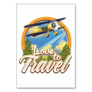 Numeração De Mesa Amor à Viagem