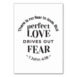 Numeração De Mesa Amor Eterno - 1 Arte de Citação das Escrituras Joh