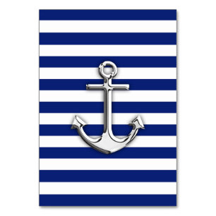 Numeração De Mesa Âncora Cromo nas Marinhos