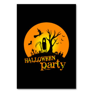 Numeração De Mesa Aniversário do Festa de Halloween