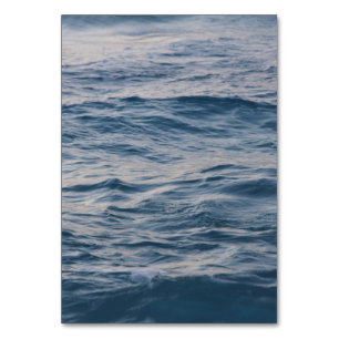 Numeração De Mesa Aproximação de água do mar