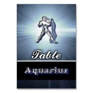 Numeração De Mesa Aquário