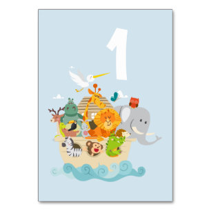 Numeração De Mesa Arca de Noah - animais