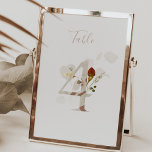 Numeração De Mesa Arranjo de Escrita Manual 4 Rustic Floral<br><div class="desc">Um elegante design floral número 4 para todas as estações em várias matizes de creme,  verde e burgundy,  com um roteiro de caligrafia manuscrito,  fará com que sua mesa de casamento seja um destaque. Ideal para jantadas de ensaio de casamento,  depois de festas,  chás de panela e muito mais.</div>