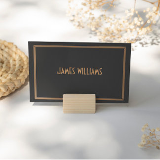 Numeração De Mesa Art Deco Black Excelente Gatsby Place Cards