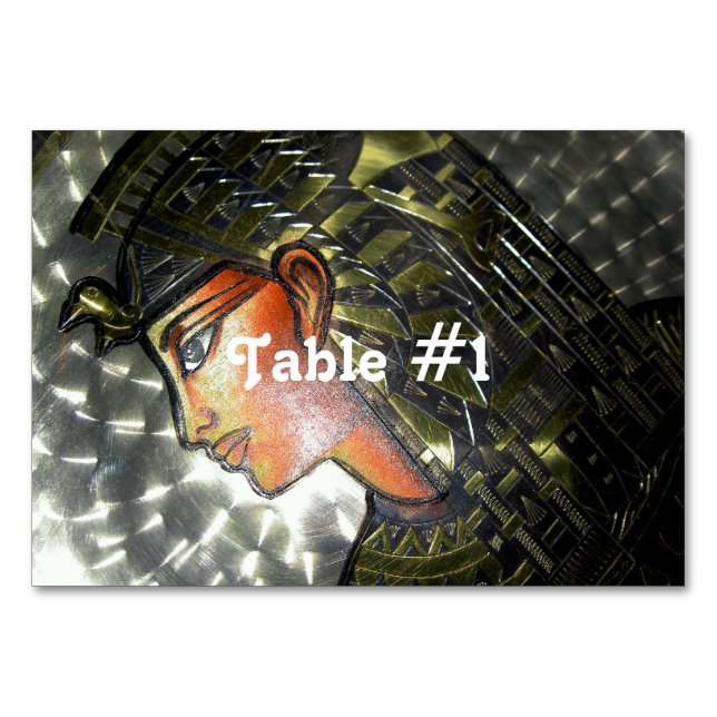 Numeração De Mesa Arte do Egito (Frente)