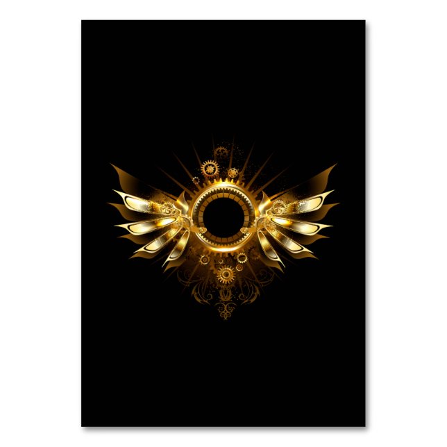 Numeração De Mesa Asas Steampunk (Frente)