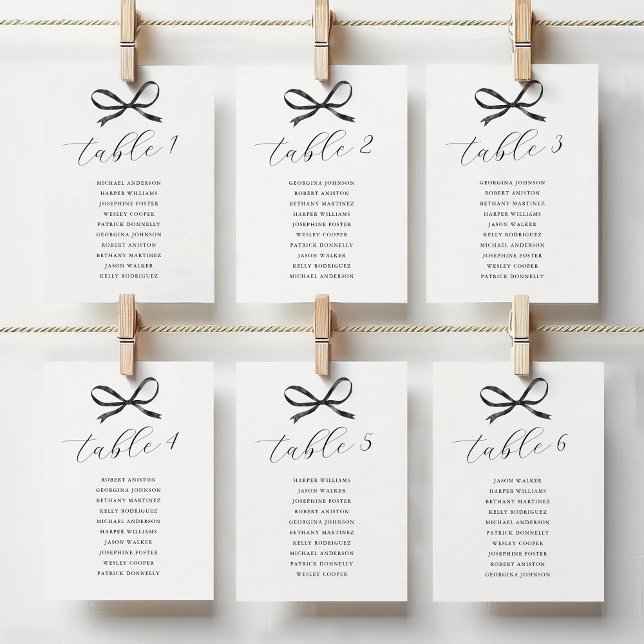 Numeração De Mesa Assento de Casamento de Arco Negro (Criador carregado)