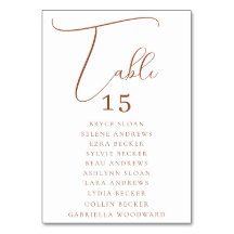 Assentos com Letra Elegante