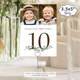 Numeração De Mesa Através Do Sinal De Número Da Tabela De Casamento 