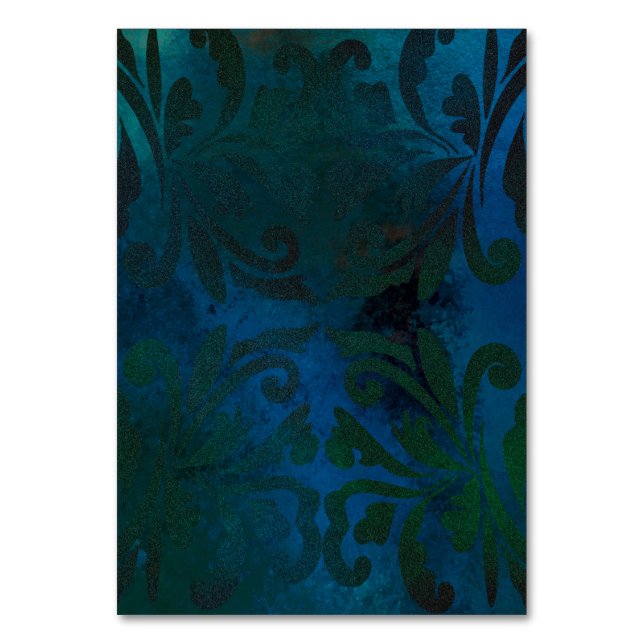 Numeração De Mesa azul (Verso)