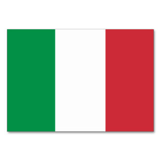 Numeração De Mesa Bandeira da Itália