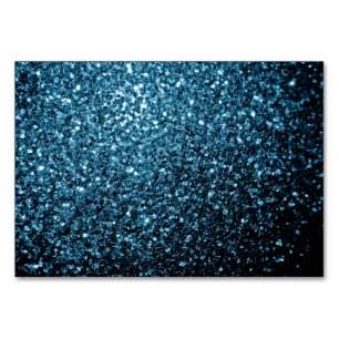 Numeração De Mesa Bebê azul claro brilho falso faísca