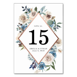 Numeração De Mesa Beleza em Flor | Casamento
