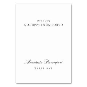 Numeração De Mesa Bethany Miller Place Card