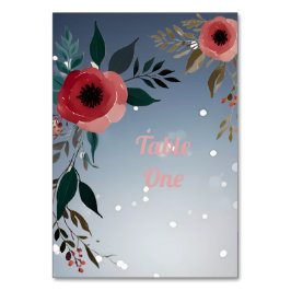 Numeração De Mesa Blossomas de Amor" Coleção de Convite Caseiro