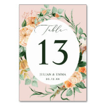 Boho Boho Botânico Verde Rosa Floral Personalizado