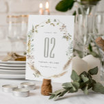 Numeração De Mesa Boho Dry Palm Pampas Grass Casamento Floral Selvag<br><div class="desc">Se precisar de mais alguma personalização,  por favor,  sinta-se à vontade para me enviar uma mensagem em yellowfebstudio@gmail.com.</div>