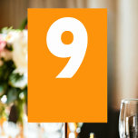 Numeração De Mesa Bold Retro Wedding<br><div class="desc">Tabela Número em um estilo retrógrado ousado e colorido Cartão de Local de Ricaso - adicione seus números de tabela a esses cartões de excelente - perfeito para sua recepção de casamento - projetado em um estilo moderno de zestidade - complementa os outros produtos da coleção</div>