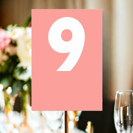 Numeração De Mesa Bold Retro Wedding