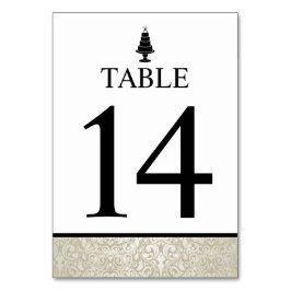 Numeração De Mesa Bolo de Casamento