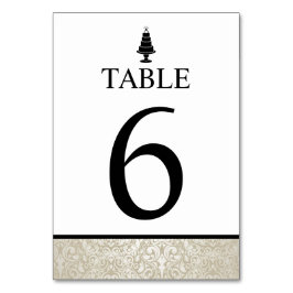 Numeração De Mesa Bolo de Casamento