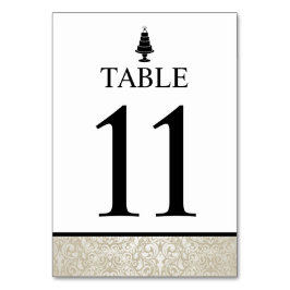 Numeração De Mesa Bolo de Casamento