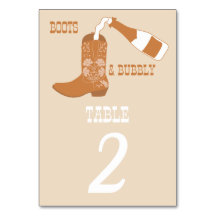 Boots Bubbles Russo Western Country Chá de panela