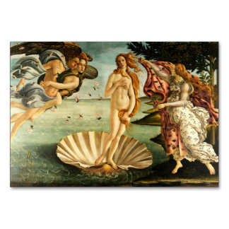 Numeração De Mesa Botticelli Nascimento Da Pintura Renascentista De