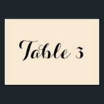 Numeração De Mesa Branco antigo numerado<br><div class="desc">Fundo sólido branco antigo com número de tabela. Você pode personalizar o plano de fundo e a cor da fonte,  bem como o estilo e o tamanho da fonte.</div>