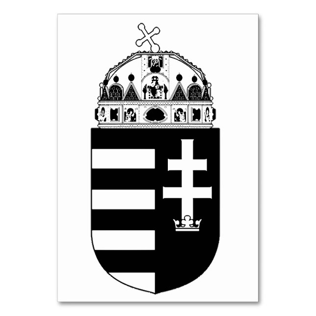 Numeração De Mesa Brasão de armas da Hungria (Frente)