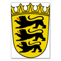 Brasão de armas do estado alemão Baden-Wurttemberg