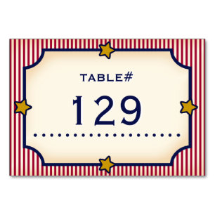 Numeração De Mesa Bully Pulpit (Coleção de Casamentos) 1904