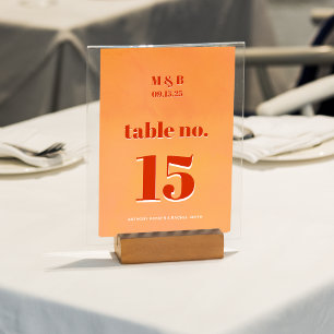 Numeração De Mesa Cadeira de Assento de Casamento com Monograma Lara