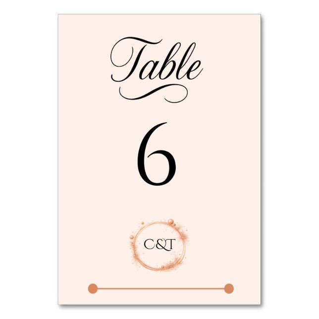 Numeração De Mesa Caligrafia de Casamento com Faíscas Elegante (Frente)
