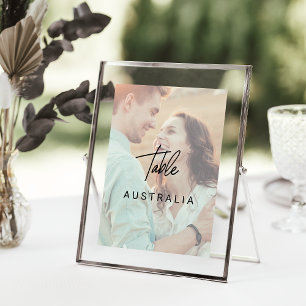 Numeração De Mesa Caligrafia Whimsical País de Fotografias Desvane