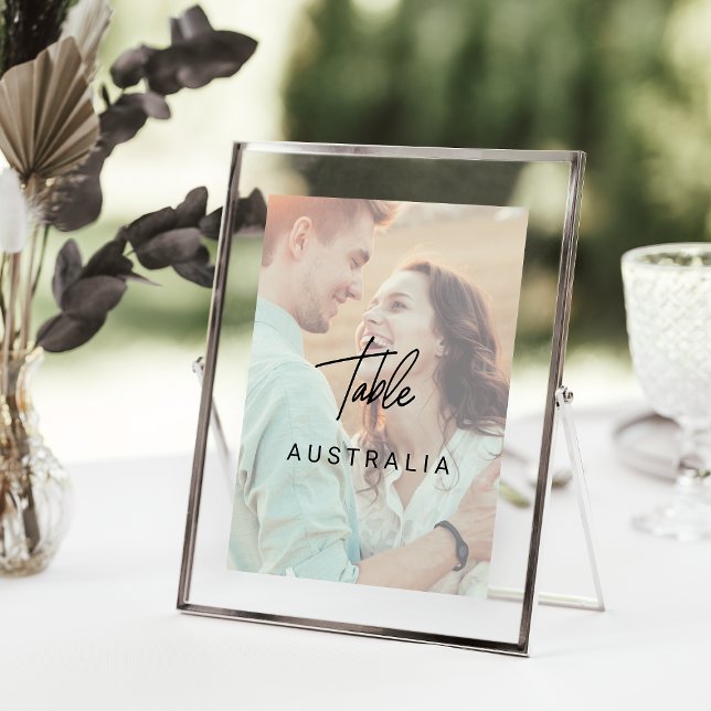 Numeração De Mesa Caligrafia Whimsical | País de Fotografias Desvane (Criador carregado)