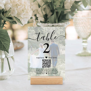 Numeração De Mesa Capturar o Casamento Fotográfico Light 2 Love Code