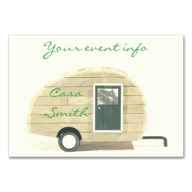 Numeração De Mesa Caravana-de-coleira-branca (Frente)