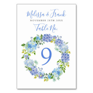 Numeração De Mesa Carolina Bloom Wild Floral Wreath