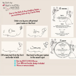 Numeração De Mesa carta de casamento feita à mão