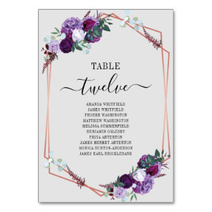 Numeração De Mesa Cartaz De Assento De Casamento De Frame Dourado De